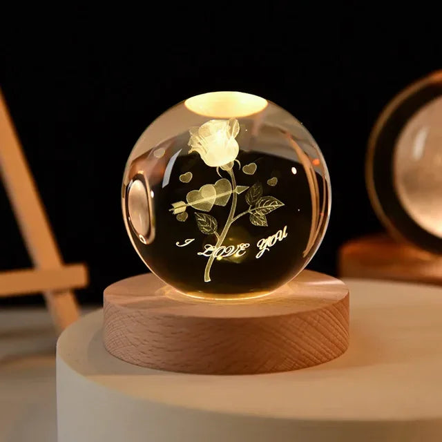 Sphère Lumineuse - Rosy